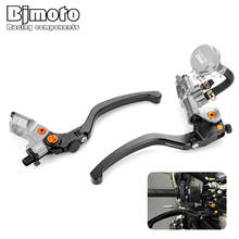 BJMOTO Universal 19mm 7/8" 22mm Motorcycle Front Brake Master Cylinder Clutch Lever Cable Motorbike Hydraulic Pump Brakes Levers 2024 - buy cheap