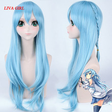 Sword Art Online Cosplay Wig Yuuki Asuna Costume Play Wigs Halloween party Anime Game Hair High Quality 2024 - buy cheap