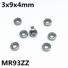50Pcs MR93ZZ 3x9x4 mm Deep groove ball bearing Miniature bearing High qualit MR93Z MR93 2024 - buy cheap
