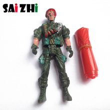 Парашютный солдат Saizhi, игрушка для спорта на открытом воздухе, развлечение для детей, Развивающие игрушки, подарок, мини-парашюты, игрушки 2024 - купить недорого