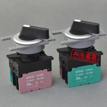 [Sa] interruptor seletor de 30mm e3s3/4l, botão 3 arquivos com reinicialização/autotravamento, 1nonc sem luz-10 tamanhos 2024 - compre barato