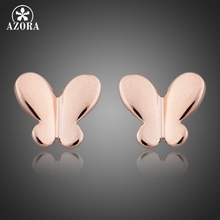 AZORA Rose Gold Color Butterfly Earring TE0094 2024 - buy cheap