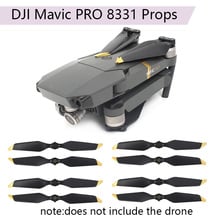 Hélice de poco ruido 8331 de 8 Uds., pala plegable con reducción de ruido para DJI Mavic Pro cámara de platino, piezas de repuesto de drones 2024 - compra barato