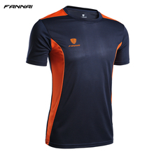 Camiseta de estilo veraniego para hombre, Jersey de fútbol para correr, Fitness, secado rápido, ajustada, de manga corta, deportiva, XXXL 2024 - compra barato