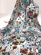 Высококачественная вышитая кружевная ткань, Тюлевое Сетчатое кружево, 5 ярдов для вечернего платья 2024 - купить недорого