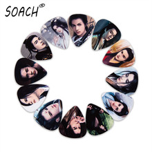 SOACH 10pcs/lot 0.46/0.71/1.0mm Accessories guitar paddle/Acoustic Guitar picks/Instrument bass Guitarra/ukulele pick Parts 2024 - buy cheap