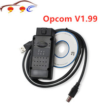 Ferramenta de diagnóstico com chip op-com can bus, para interface de diagnóstico obd2 obdii, 2021 opcom v1.99, 2014v 2024 - compre barato