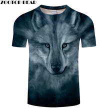 Camisetas con estampado de lobo en 3D para Hombre, Camisetas divertidas de animales, Camisetas de verano, gran oferta 2024 - compra barato