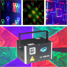 Laser de fogos de artifício rgb 3000mw, luz laser externa, iluminação dj, disco barato, luzes com display de cartão sd 2024 - compre barato