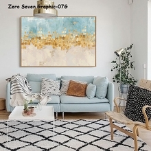 Pintura de lámina de Oro Abstracto moderna, pósteres e impresiones A4 de 07G, para decoración de pared, sala de estar y dormitorio 2024 - compra barato