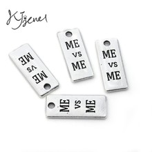 5pcs Me Me Charm Pendant fit Bracelet Necklace Tibetan Silver Plated Jewelry DIY Making Accessories 24x10mm 2024 - buy cheap