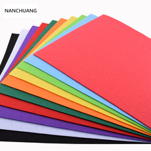 Nanchuang-tela no tejida de 1,5mm de grosor, Fieltro de Poliéster de patrones de decoración del hogar, paquete para coser, 10 Uds., 20x30cm 2024 - compra barato