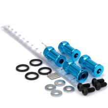 RCAWD-adaptador hexagonal de cubo de rueda, extensión de 4 Uds., 24mm de largo, 12mm de diámetro hexagonal para rueda mayor, modelo de coche RC 1/14 LC Racing, Serie Completa 2024 - compra barato