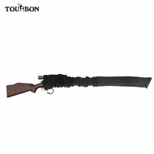 Tourbon аксессуары для охотничьего ружья, силиконовая обработанная винтовка, трикотажный пистолет, носочки для ружья, защитный чехол для ружья, черный для стрельбы 2024 - купить недорого