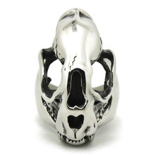 1pc New Arrival !! Hot Selling Mens Boy Skull Biker Ring 316L Stainless Steel Punk Style Ring 2024 - buy cheap