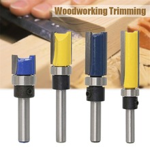 1/4 inch Shank Cutter Router Bit Trimming Woodworking Milling Cutter Dual Blades 2024 - buy cheap