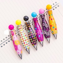 48pcs/lot Style pen stationery mini bowling ball ballpoint pen 0.7mm blue ink 6 designs 2024 - buy cheap