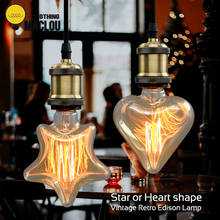 Vintage Decorative Edison Light Bulb E27 220v 40W Star Filament Incandescent Bulb Retro Edison Flame Bulb Indoor For Home Decor 2024 - buy cheap