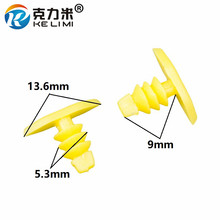 100Pcs Yellow Plastic Fastener Rivet For Honda Toyota Moulding Weatherstrip Door Seal Clip Retainers Rivets 2024 - buy cheap