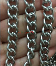 8.8mm Polished Curb  Link Chain Necklace & Bracelet  Set  Stainless Steel wholesale Jewelry Set For Women Men 2024 - buy cheap