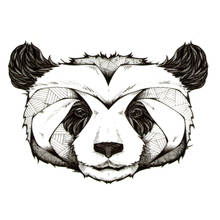 20 шт., водонепроницаемые Временные татуировки-панды 2024 - купить недорого