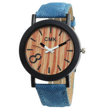 New Brand CMK Women Watch Simulation Wooden Watches Relojes Men's Casual Business Quartz Wristwatch Leather Relogio Masculino 2024 - buy cheap