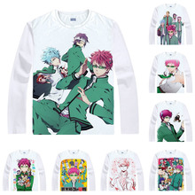 The Disastrous Life of Saiki K. T-Shirts Multi-style Long Sleeve Shirts JUMP Comics Saiki Kusuo no sai-nan Kusuo Saiki T-Shirts 2024 - buy cheap