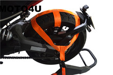 MOTO4U Motorbike Motorcycle REAR Wheel Handlebar Transport Bar Tie Down Strap Orange 2024 - buy cheap