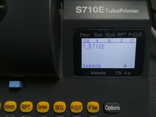 Cabo i. d s710e da impressora de tubo Máquina de rotulagem eletrônica de impressora, virola de impressão, interface usb com tela em inglês 2024 - compre barato