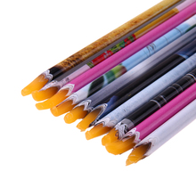 5PCS Crayon Wax Dotting Pen Pencil Self-adhesive Rhinestones Gems Drilling Picking Picker Tips Tools DIY Salon Nail Art Manicure 2024 - buy cheap