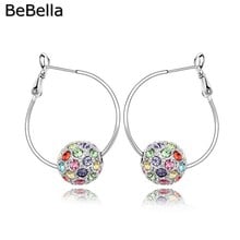 BeBella crystal ball earrings made with Czech crystals. matching necklace available 2024 - buy cheap