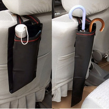 Organizador de paraguas impermeable ajustable para coche, bolsa de cubierta plegable para asiento trasero, reposacabezas, soporte para sombrillas húmedas 2024 - compra barato