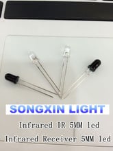 2000pcs/lot 1000pcs* 5mm Infrared IR LED + 1000PCS* 5mm LED Infrared Receiver IR Led Diodes IR+PD 940NM 850NM 5MM diodes IR lamp 2024 - buy cheap