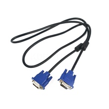 Blue 1.5M 5FT 15 PIN VGA HDB15 SUPER VGA SVGA M/M Male To Male Connector Cable Cord Extension Cable Monitor 2024 - buy cheap