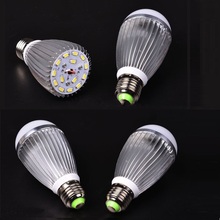 Алюминий В виде ракушки светодиодные лампы Лампы для мотоциклов LED Глобусы свет 7 Вт AC85-265V LED мяч Лампы для мотоциклов SMD 5730 кри чипсы 12 шт./лот высокое качество 2024 - купить недорого