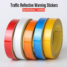 Car-styling Night Magic Reflective Tape 1cm*5m Automotive Body Motorcycle Decoration Sticker 2024 - buy cheap