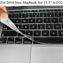 US Keyboard Protector for 2018 Macbook Air 13 A1932 Silicone Keyboard Guard Cover MacbookAir 13.3 A1932 Protection Skin 2024 - buy cheap