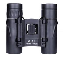 Telescópio portátil binocular de bolso, 8x 21mm para viagem ao ar livre, presente de aniversário, visor de pássaro, brinquedo educacional, binoclares de acampamento 2024 - compre barato