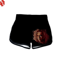 Eminem-shorts de rapper famosa, estampado em 3d, feminino, estilo hip hop, moda casual para o verão 2024 - compre barato