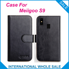 Original! Meiigoo s9 capa exclusiva de couro, 6 cores de alta qualidade para meiigoo s9 capa de celular rastreamento de bolsa 2024 - compre barato