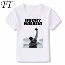 Camiseta de ROCKY BALBOA con estampado para niños y niñas, camisetas de manga corta con cuello redondo de moda, sylester 2024 - compra barato
