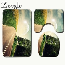 Zeegle-tapete absorvente para banheiro, antiderrapante, macio, lavável, para banheiro, secagem rápida 2024 - compre barato