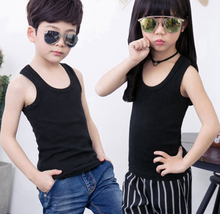 Girls Boys Cotton Tanks Tops Kids Underwear Baby Boys Summer Vest Girls Camisole Children Undershirt Sleeveless For 2-13Y GE12 2024 - buy cheap