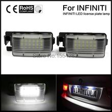 2PCS Car LED License Plate Light Lamps fit For Nissan 350Z 370Z GTR Infiniti G37 G35 12V White 2024 - buy cheap
