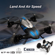 Sensor de pressão de ar 2 em 1, novo drone quadricóptero rc land ou sky rc, de 360 graus, com controle remoto 2024 - compre barato