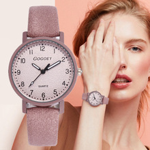 Relojes de diseño Retro para mujer, pulsera de cuarzo con banda de cuero, reloj de moda de lujo, envío directo 2024 - compra barato