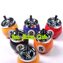 xmlivet 3pcs/lot Metal billiard pool balls design ashtray without stand/base high quality hotsales 2024 - buy cheap