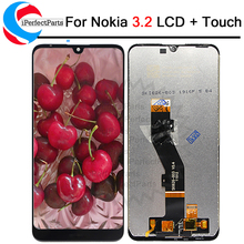Display lcd para nokia 6.26, tela sensível ao toque de 3.2 polegadas, peça de reposição para celulares nokia 3.2 2024 - compre barato
