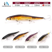 Maximumcatch 4 Pcs Fishing Lures Crank Bait With VMC Hooks Minnow Bass Fishing Lures Artificial Bait Floating Lures 2024 - buy cheap