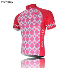 XINTOWN Мужская одежда для велоспорта Топ для велоспорта дышащая спортивная одежда с коротким рукавом велосипедная Джерси Верхняя одежда для велоспорта 2024 - купить недорого